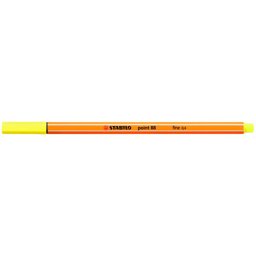 Stabilo Point 88/24 İnce Keçe Uçlu Kalem 0.4 mm Limon Sarısı resmi