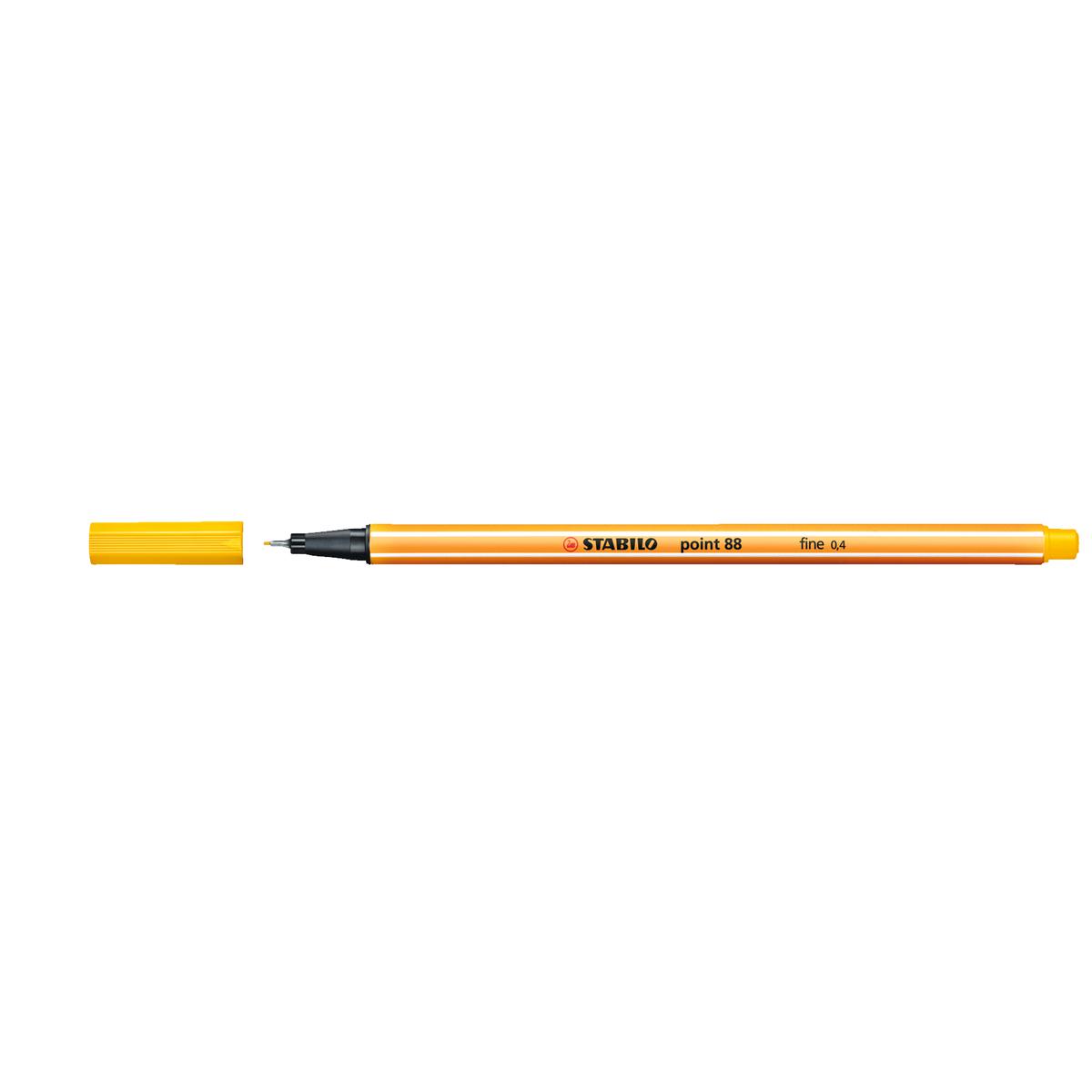 Stabilo Point 88/44 İnce Keçe Uçlu Kalem 0.4 mm Sarı resmi