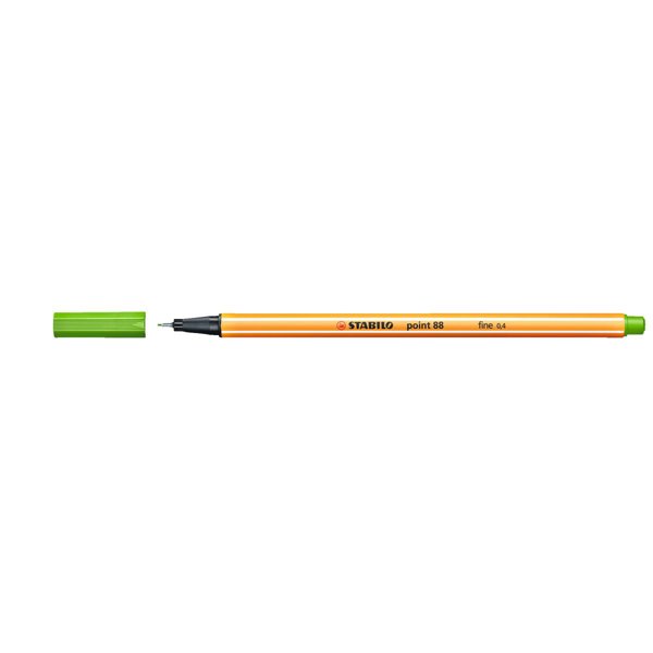 Stabilo Point 88/43 İnce Keçe Uçlu Kalem 0,4 mm Yaprak Yeşili resmi