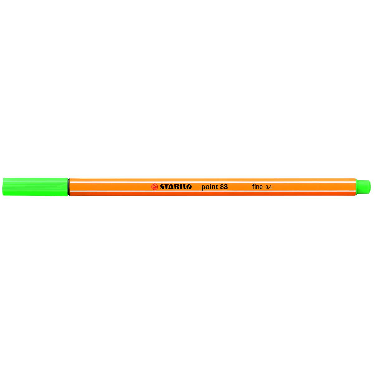 Stabilo Point 88/16 İnce Keçe Uçlu Kalem 0.4 mm Zümrüt Yeşili resmi