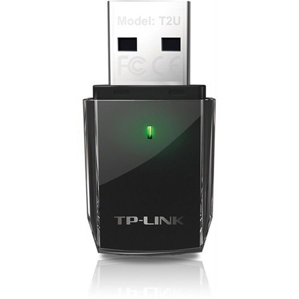 TP-Link Archer T2U 600 Mbps Wireless Dual Band AC USB 2.0 Kablosuz Adaptör resmi