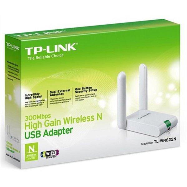 TP-LINK TL-WN822N 300 Mbps 2x3dBi Antenli USB Adaptör resmi