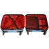 Trendix Kabin Tipi Hostes Pilot Valizi ABS Kırılmaz Bavul 4 tekerlekli Valiz Bavul Buz Mavisi resmi