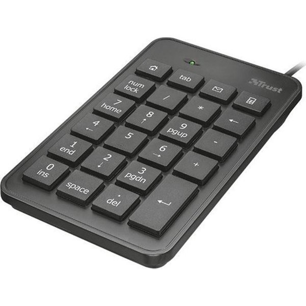 TRUST XALAS 22221 XALAS Numerik Keypad USB Kablolu Siyah Klavye resmi