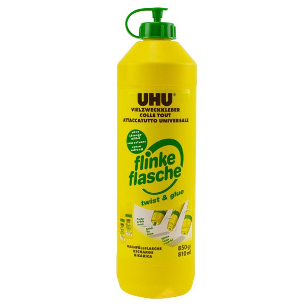 Uhu Twist & Glue Çok Amaçlı Solventsiz Yapıştırıcı 850 ml resmi