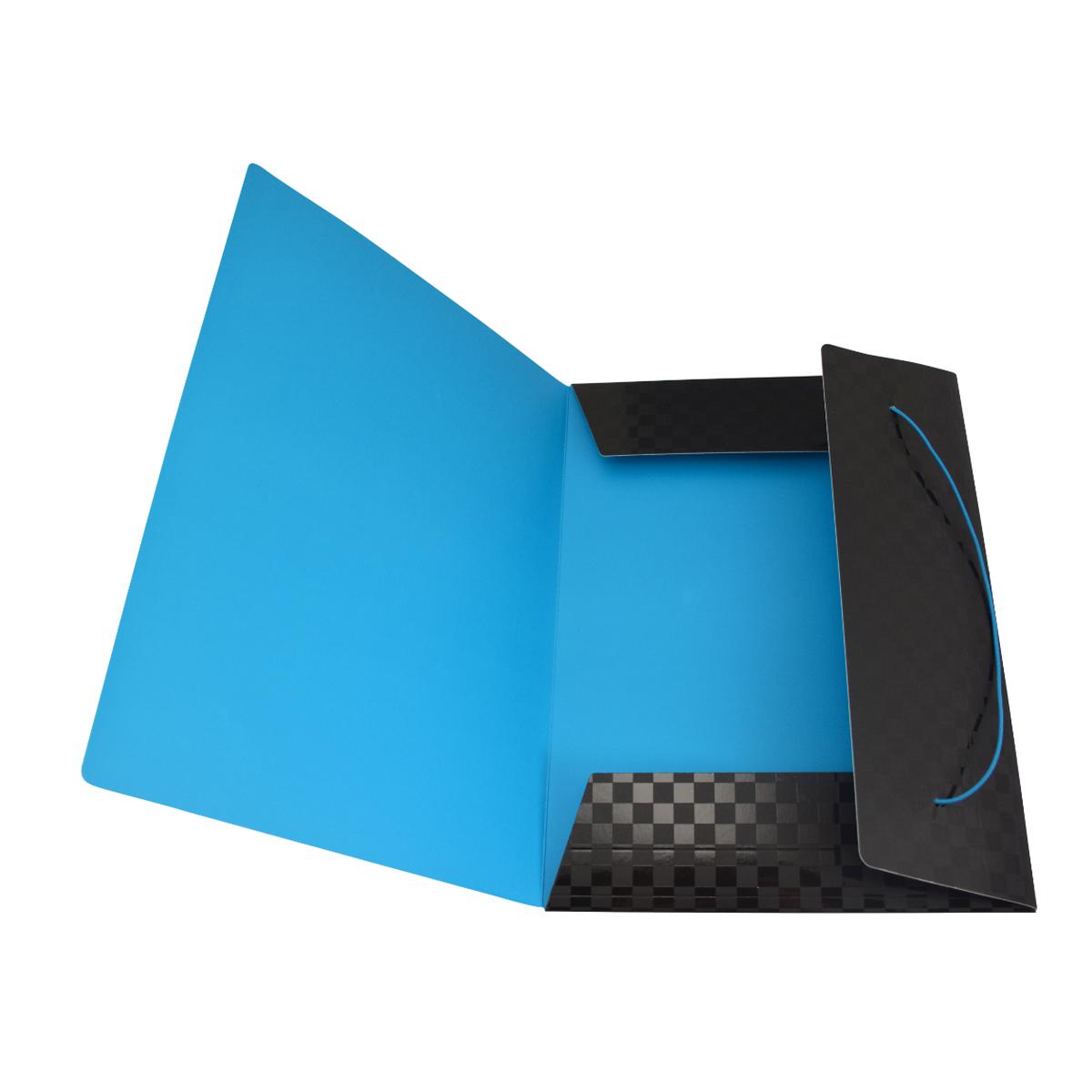 Umix U1361B Black Lastikli Dosya Mavi-Siyah Karton resmi