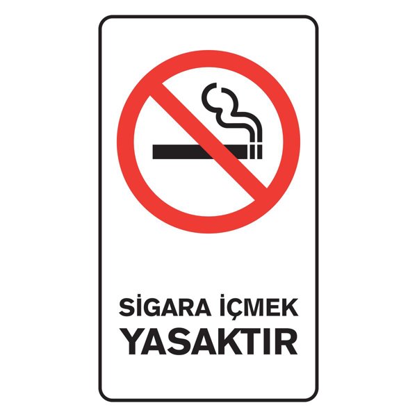 Uyarı Levhası Sigara İçmek Yasaktır D-115 resmi