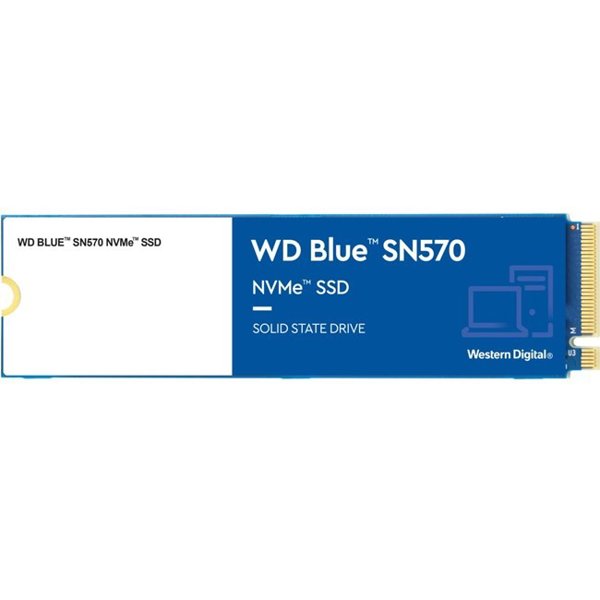 Wd SN570 500GB Blue 3500MB/2300MB GEN3X4 M.2 SSD resmi
