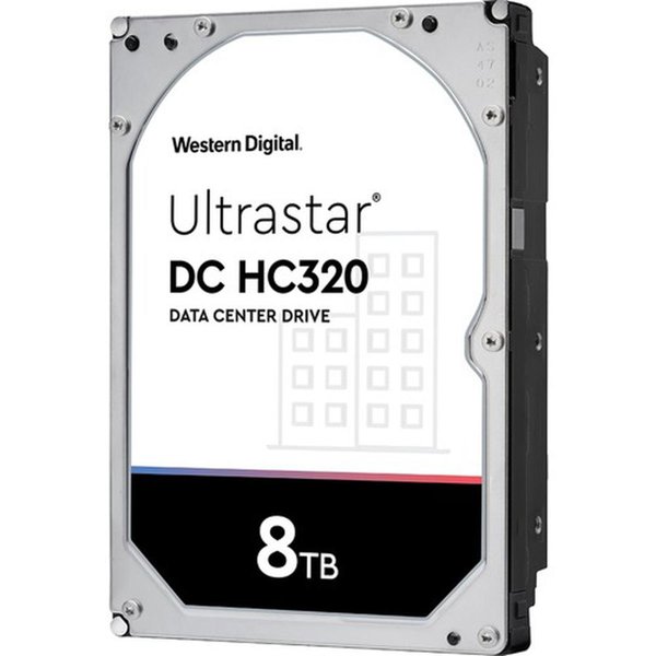 WD Ultrastar DC HC320 8TB 3.5" 7200RPM 256MB Cache NAS Disk 0B36404 resmi