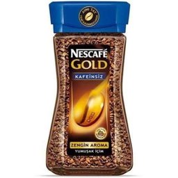 Nescafe Gold Kahve Kafeinsiz Kavanoz 100 g resmi
