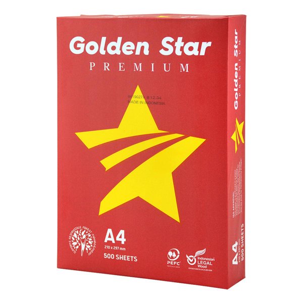 Golden Star Fotokopi Kağıdı A4 80 g 1 Paket 500 Yaprak resmi