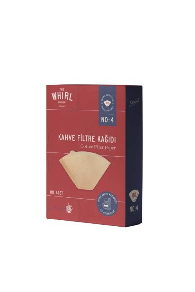 The Whirl Kahve Filtre Kağıdı 80'li Paket resmi