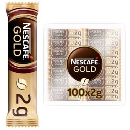 Nescafe Gold Kahve 2 g 100'lü Paket resmi