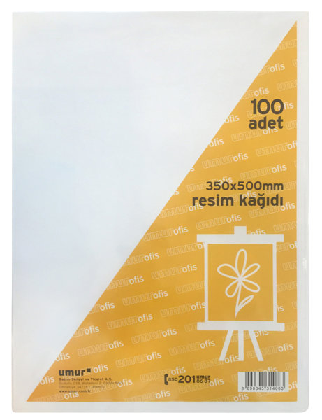 Umur Resim Kağıdı 35 cm x 50 cm 100'lü Paket resmi