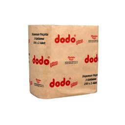 Dodo Plus Dispenser Peçete 250 Yaprak 3 Katlı 18'li Koli  resmi