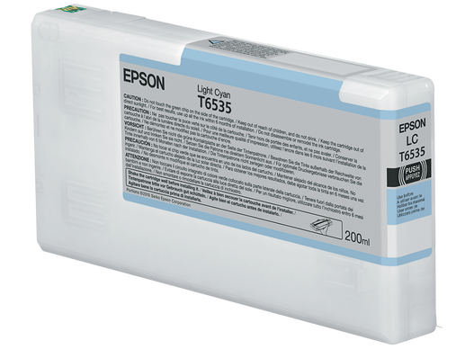 EPSON 4900 T6535 Light Cyan Ink Cartridge (200ml)  resmi