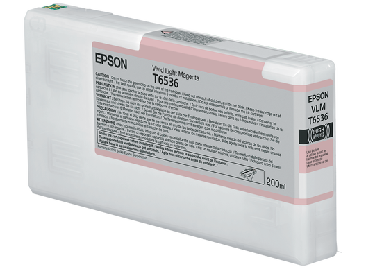 Epson T6536 Vivid Light Magenta Ink Cartridge (200ml) resmi