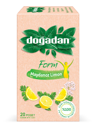 Doğadan Form Maydanoz Limon Çayı 20'li Paket resmi